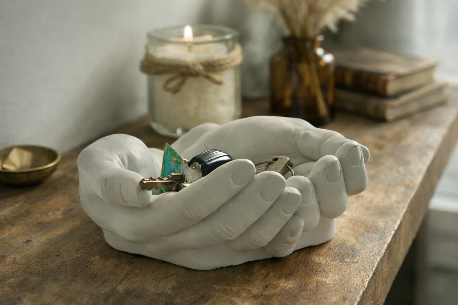 Seek And Ye shall find Hand Sculpture