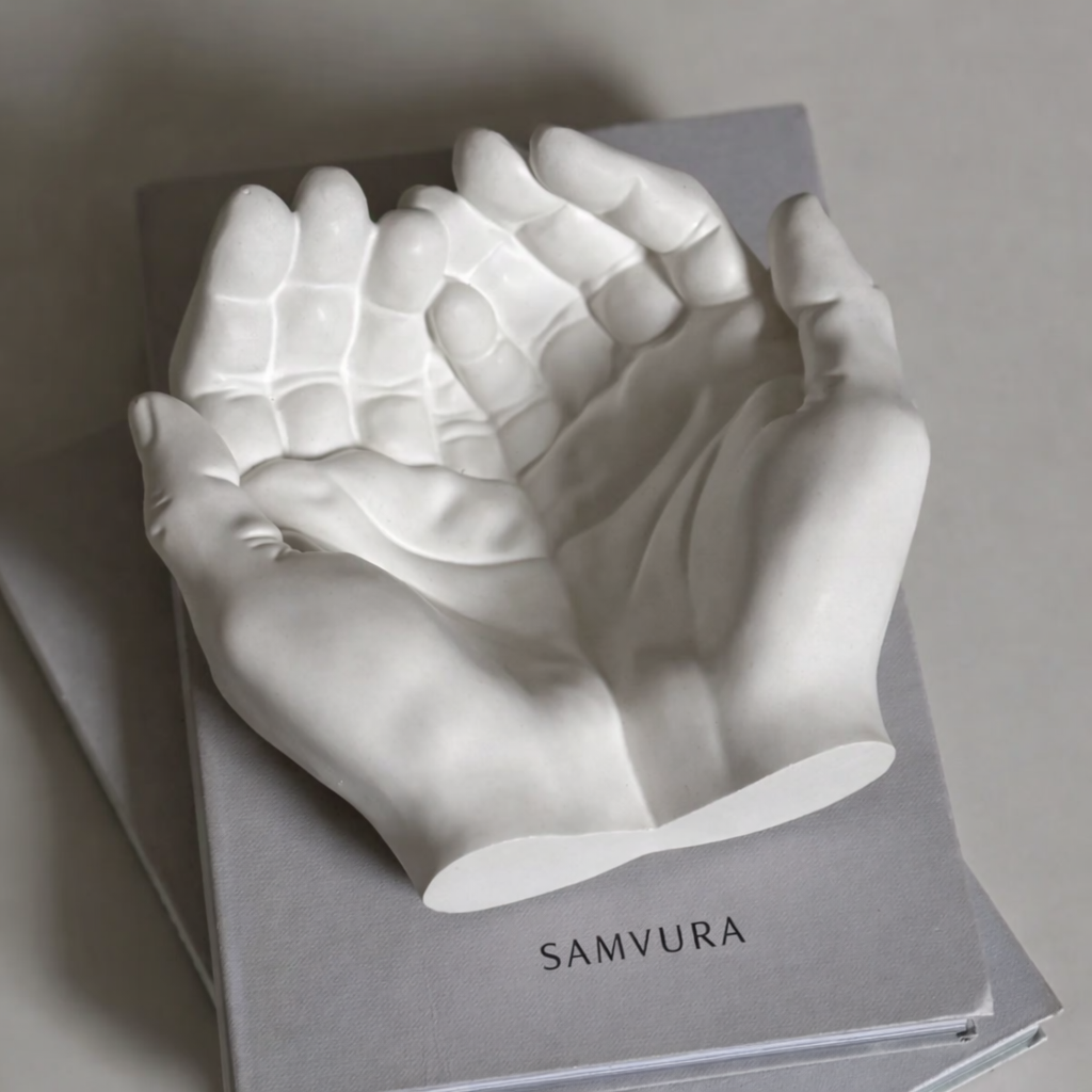 Seek And Ye shall find Hand Sculpture
